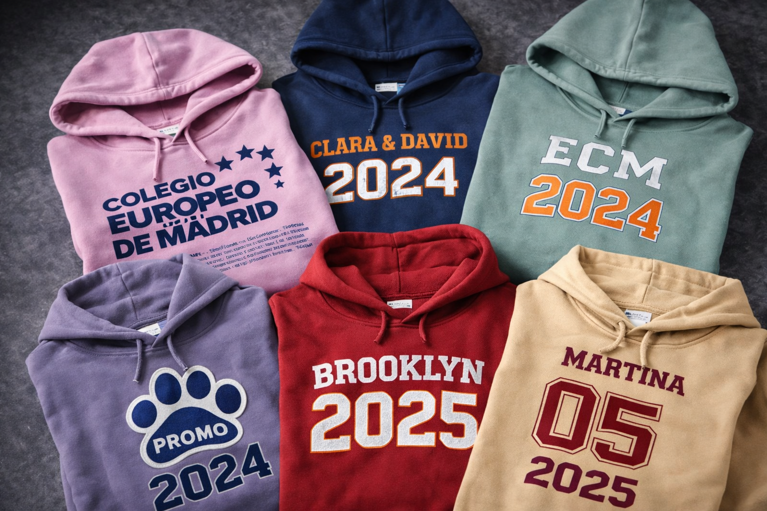Bordar sudaderas personalizadas
